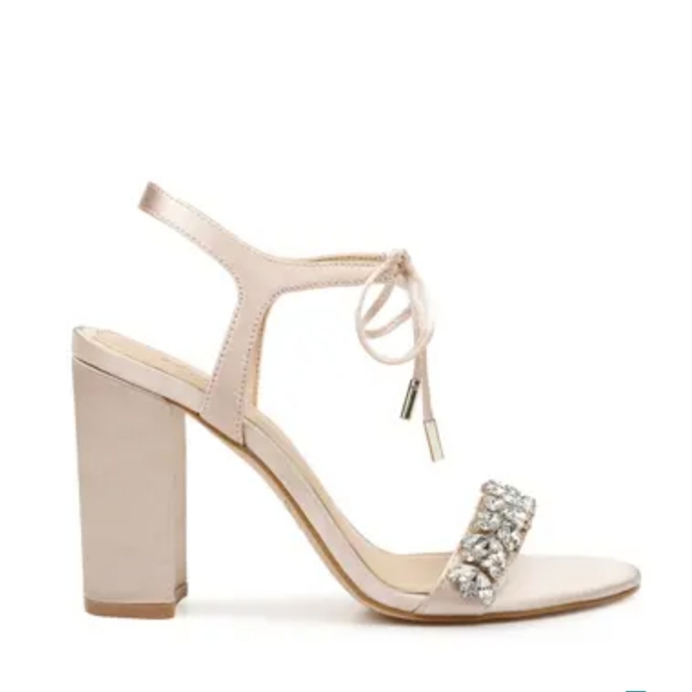 Badgley Mischka Jewel, Uzuri, Champagne NWOB - Picture 2 of 11